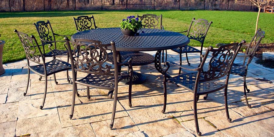 Wrought Iron Furniture Line X, Does Wrought Iron Furniture Rust