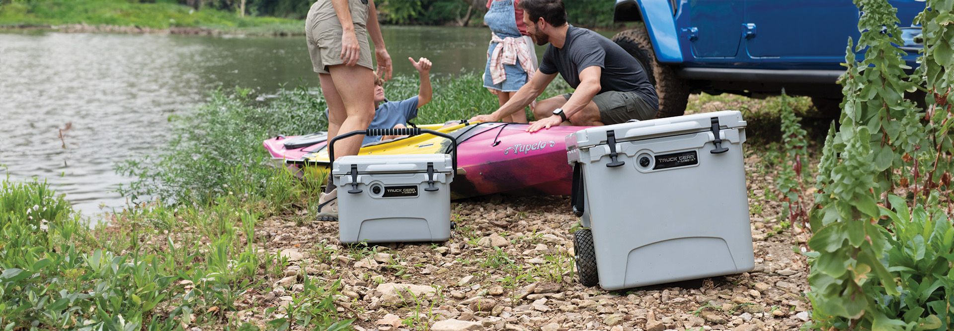 LINE-X Adventure Coolers | Portable Coolers For Trucks