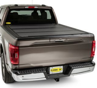 LINE-X STEALTH HARD FOLDING TONNEAU COVER